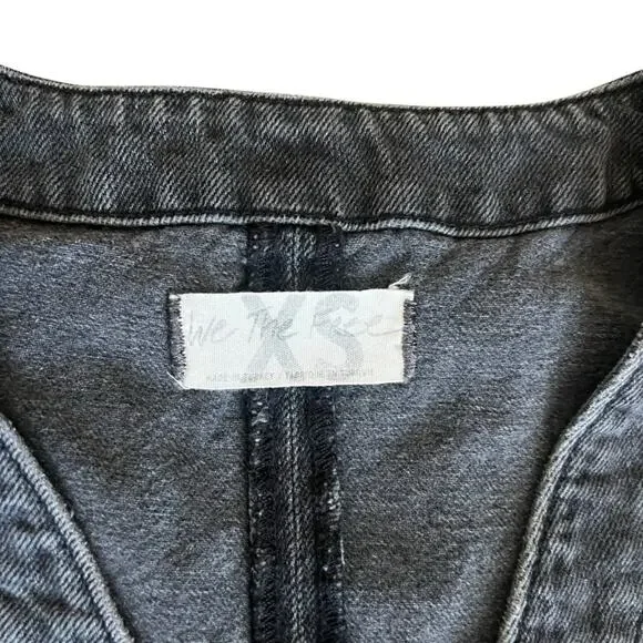 FP We The Free Women’s Out Of Office Vest Dress Return To Sender Washed Black XS - Picture 4 of 10